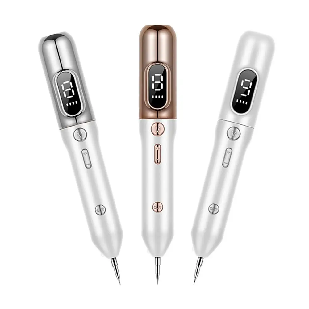 

Mole Removal Pen 9 Levels Portable Household Black Dot Dark Mole Point Pen Skin Care Beauty Device With Light