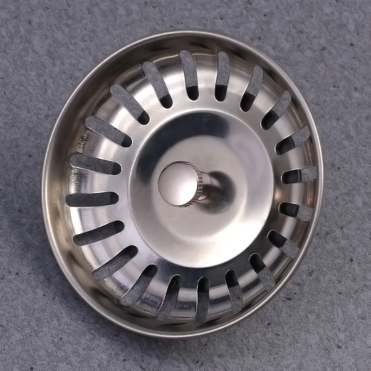 

Stainless Steel Kitchen Sink Basket Strainer With Drop Center Post Hair Drain Catcher Sink Stopper Drain Hair