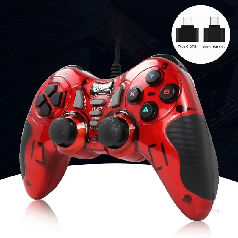 

USB Gamepad For Android/Joystick PC/Set-Top Box/Arcgade Machine/PS3 USB Wired Game Console Accessories Universal Interface