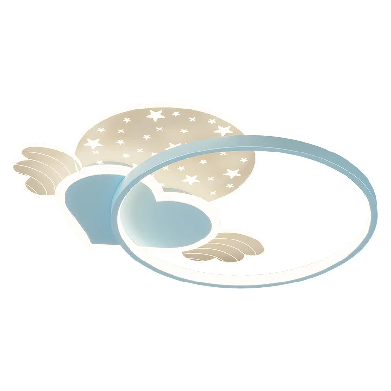 

Светильник для девочки в спальню, роскошный теплый романтический розовый светильник для комнаты для девочек, потолочный светильник, просто...