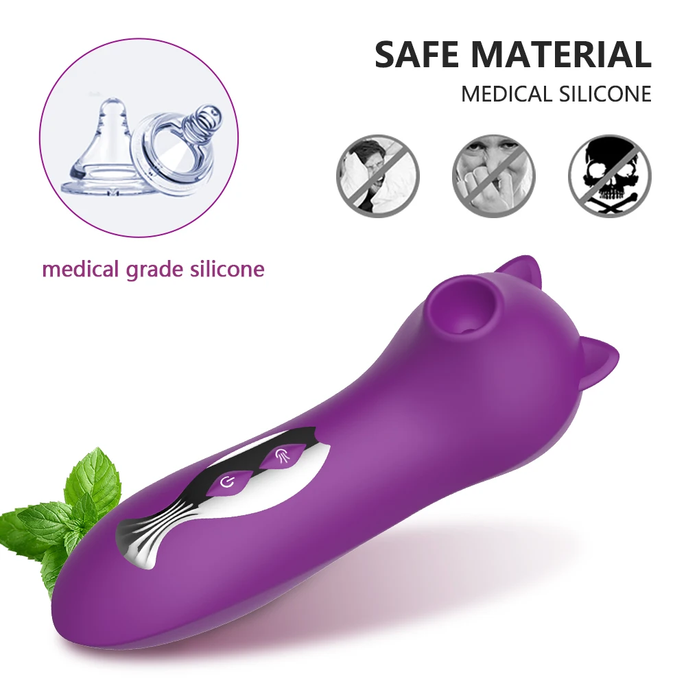 Вакуумный стимулятор для клитора Женский Вибратор с мощной присоской соска