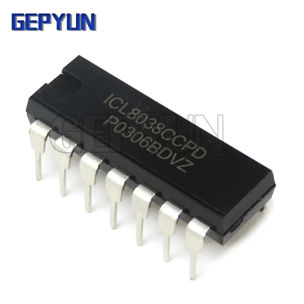 

5 шт. ICL8038CCPD DIP-14 ICL8038 8038 DIP IC прецизионный генератор сигналов/генератор с контролем напряжения