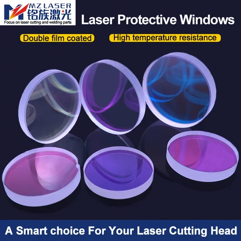 Лазерное защитное стекло Minglaser C +, стекло объектива 34*5 мм, кварцевый для оптической лазерной режущей головки DNE