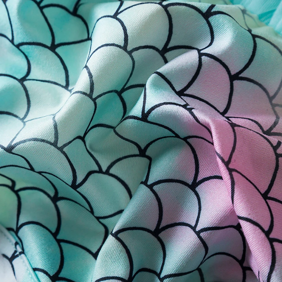 Женское летнее платье-русалка платья принцессы высокого качества для девочек