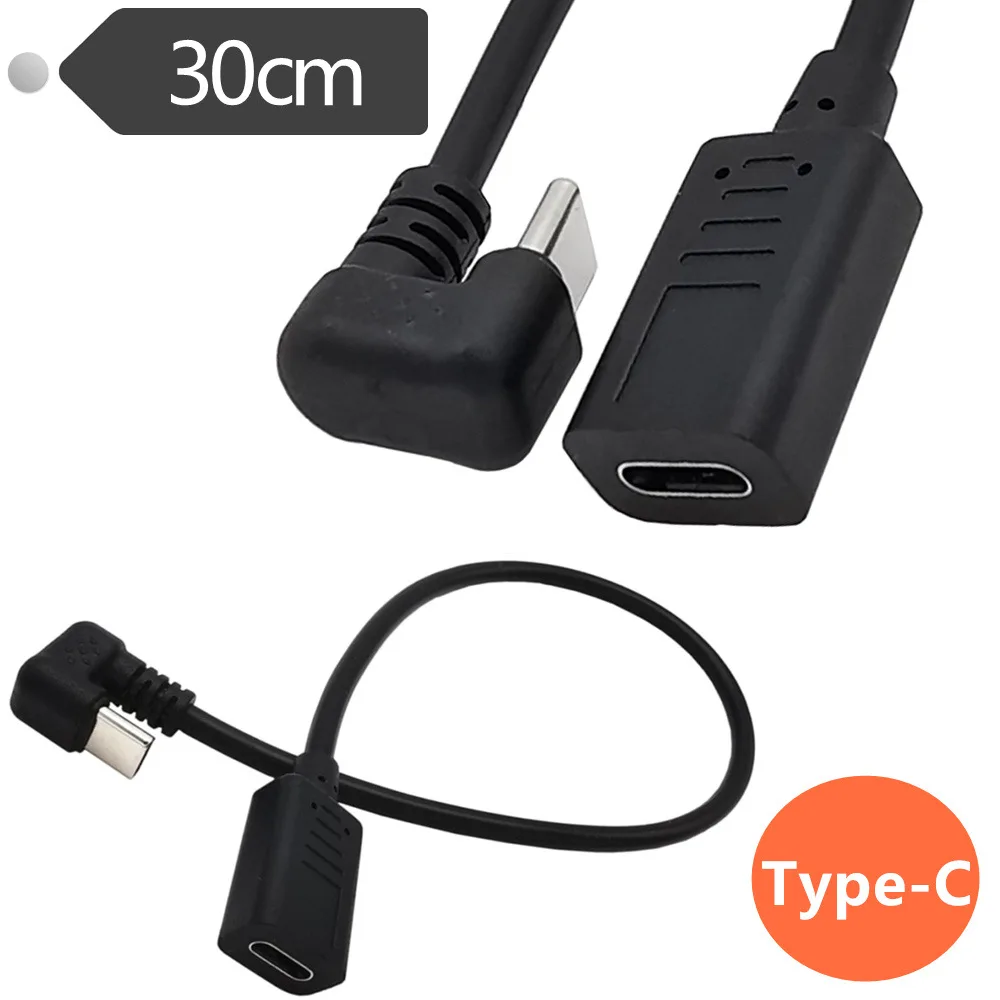 

U-bend 3.1 Type-C extension cable Male to female Data extension cable 90 degree elbow USB-C conversion cable