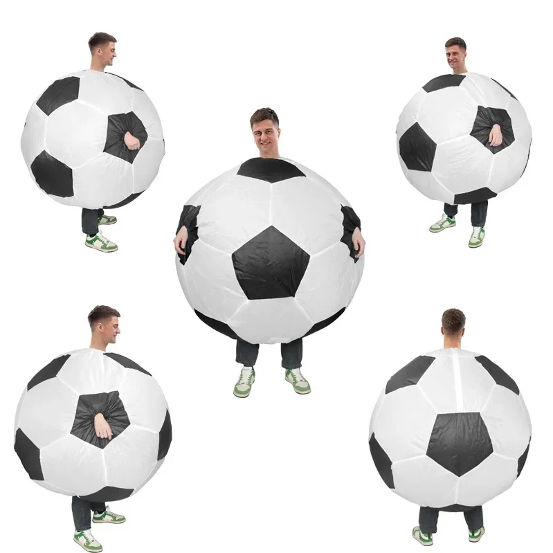 Simbok Рождественская вечеринка Футбольный надувной костюм матч Cheer Реквизит Бар