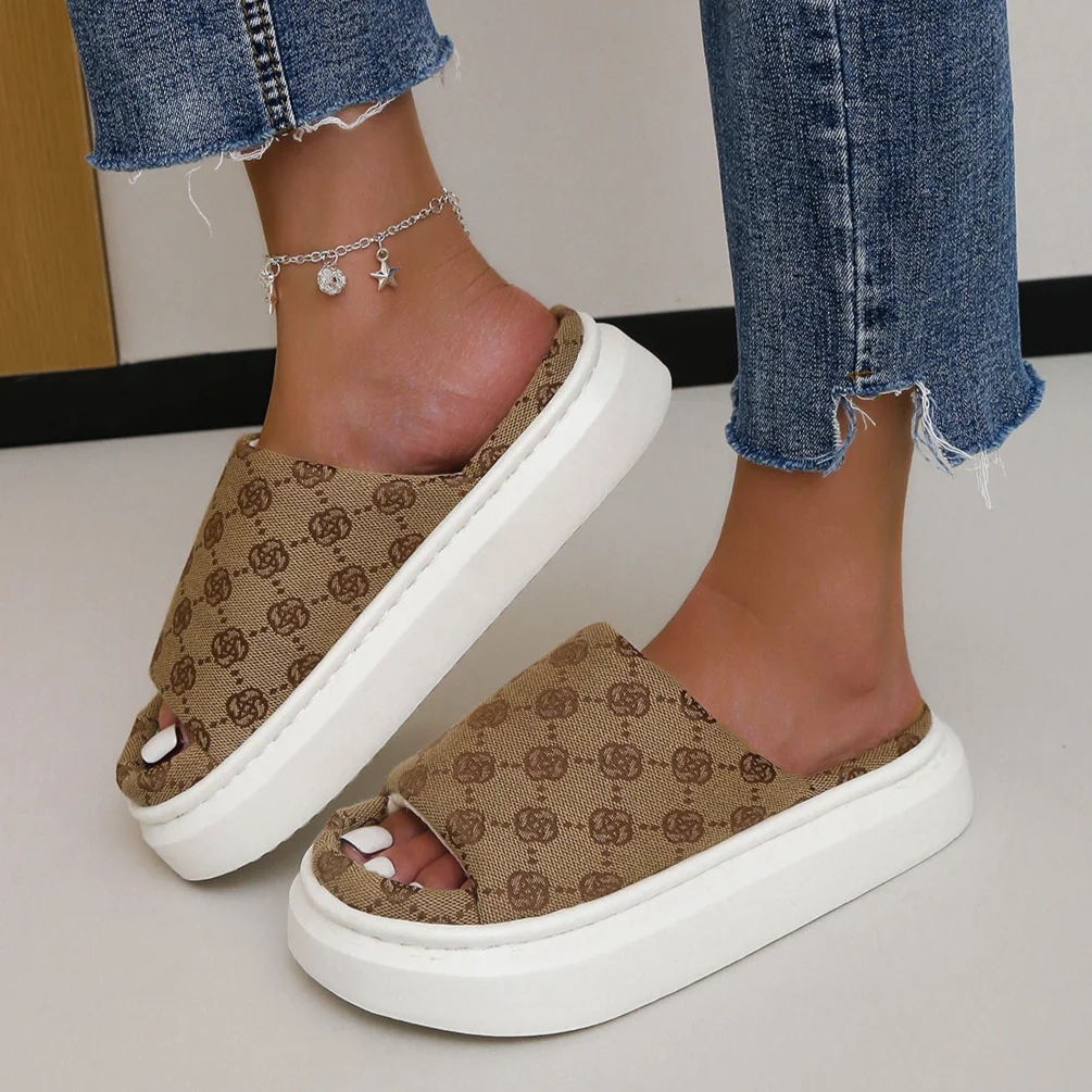 Женские шлепанцы роскошные брендовые летние сандалии модная дизайнерская обувь