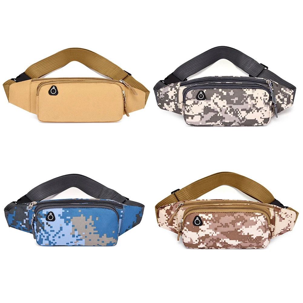 

Men's Chest Bag Sports Waist Pack Waterproof Outdoor Canvas Pouch Waist Bag Fanny Pouch Crossbody Male Banana Bag Motorcycle Bag