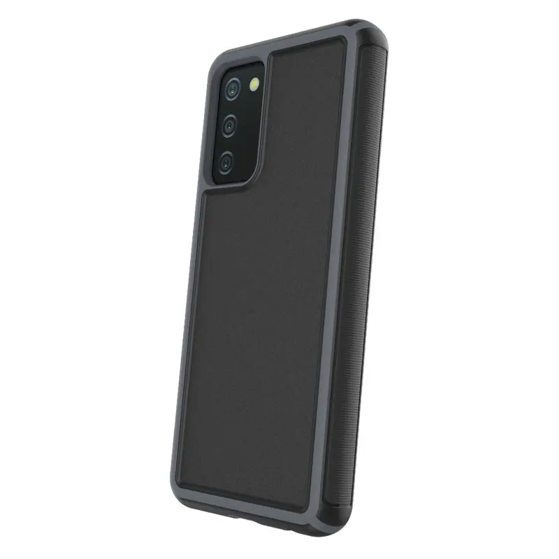 2023 new for Slim Rugged Phone Case for Samsung Galaxy A03s - Black/Gray