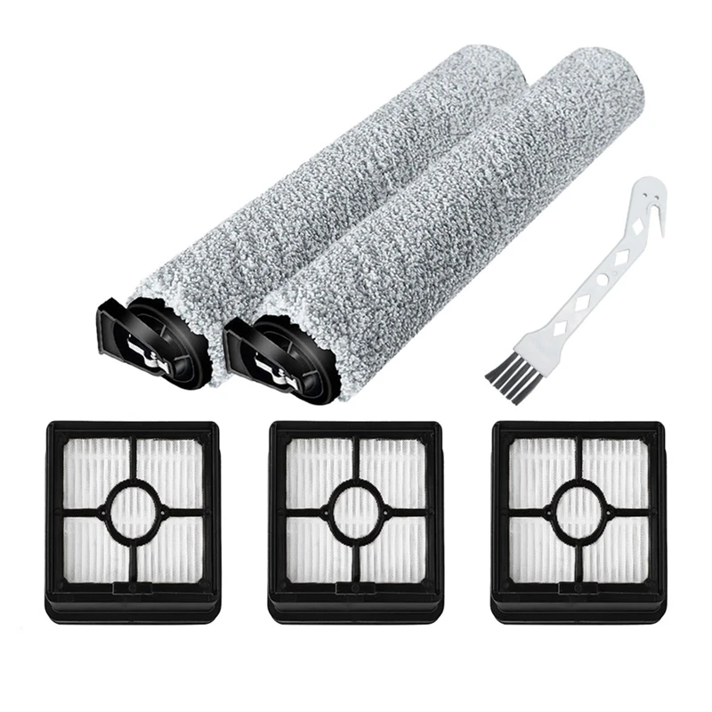 

Roller Brush Filter Replacement Accessories For Eureka FC9 Wet / Dry Cordless NEW500 Robotic Vacuum Cleaner