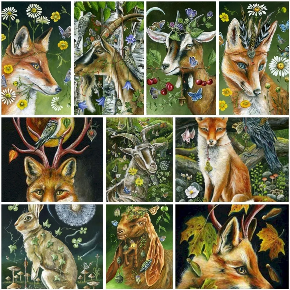 

Wild Animals Fox Paint By Numbers Drawing Oil Paint Arts And Crafts For Adults Bedroom Decoration Gift For Wife Dropshipping HOT
