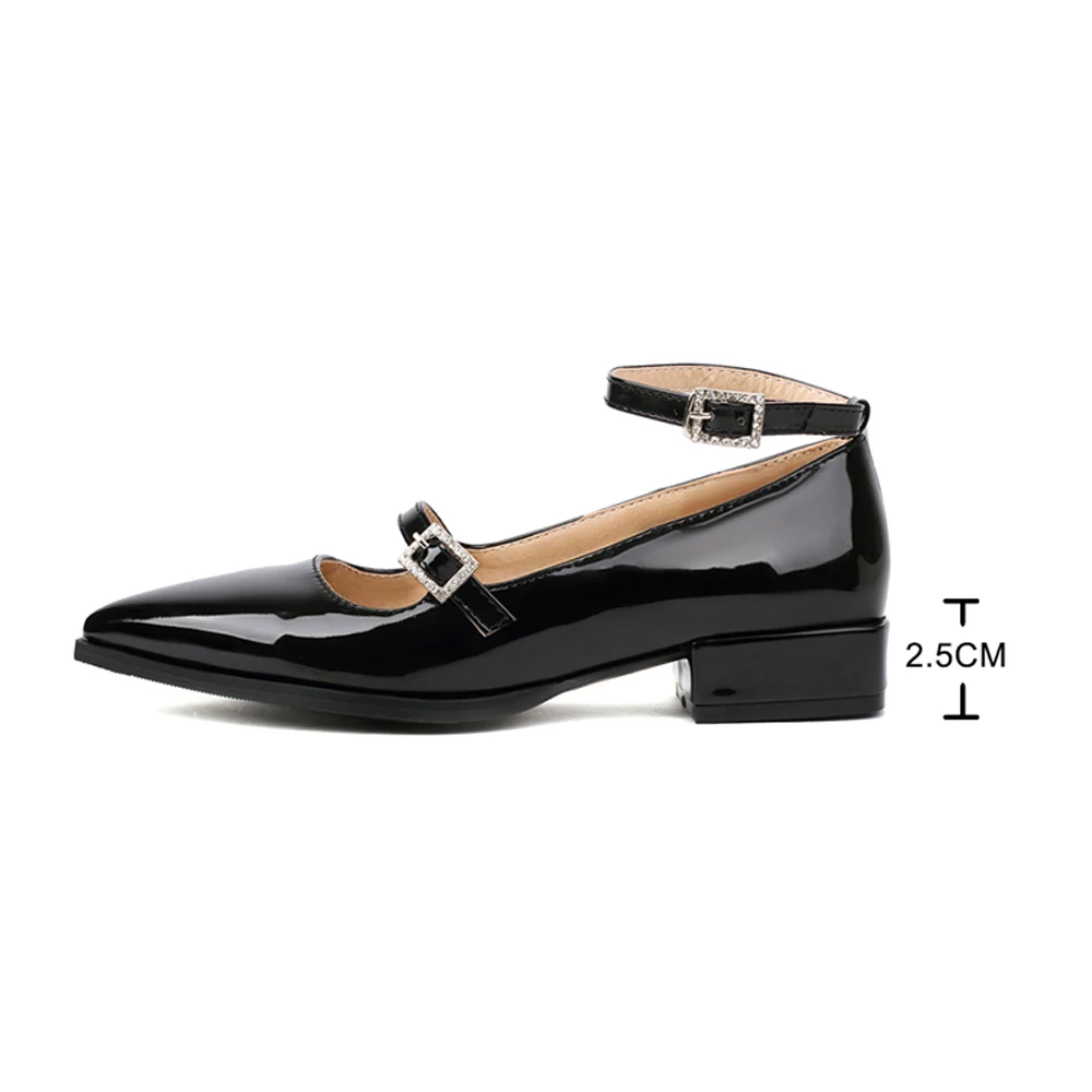 2023 New Brand Women Mary Jane shoes Fashion Ladies Pointed Toe Flat Pumps girl Casual student  ballet shoes chaussures de femme