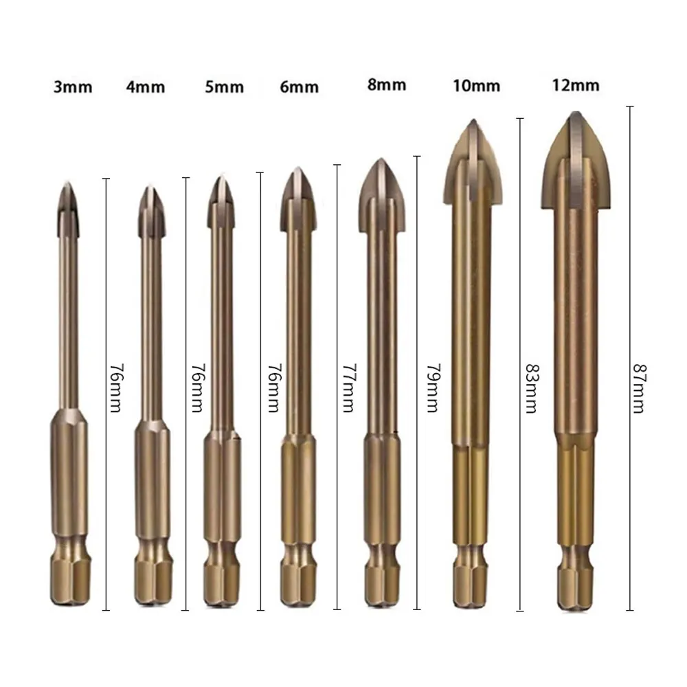 

Сверла по стеклу Binoax, 7 шт.