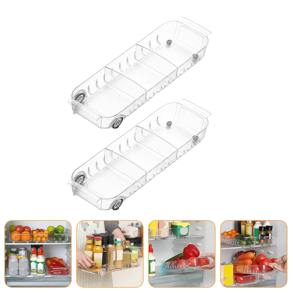 

Fridge Organizer Storage Bin Bins Freezer Box Vegetableorganizers Really Useful Refrigerator Containers Pulleyclear Kitchen