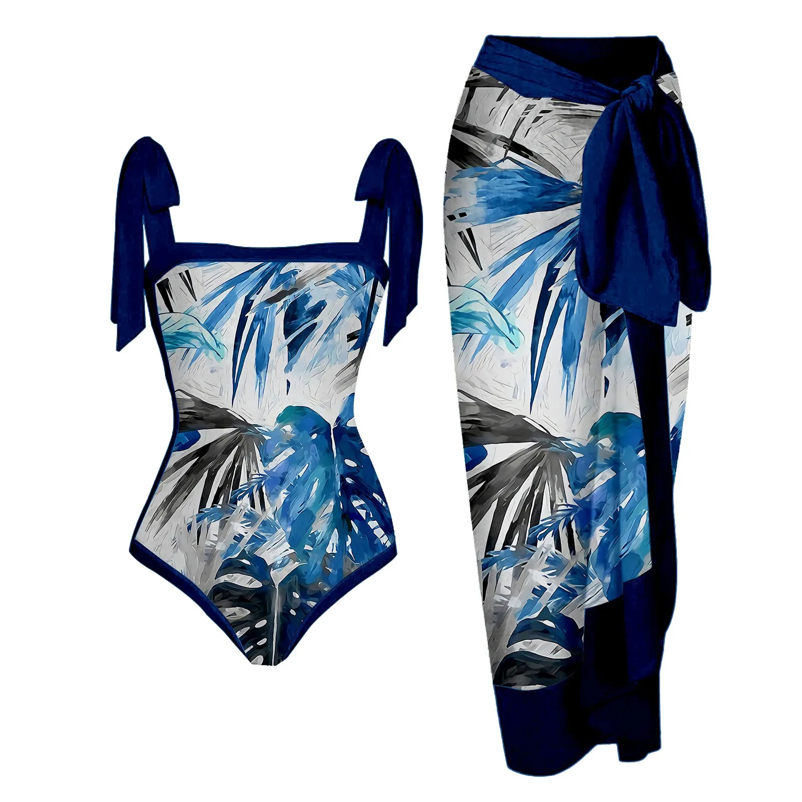 

Бикини с высокой талией, трусики-танга, женские винтажные купальники с абстрактным цветочным принтом и цветными блоками, 1 шт. + 1 шт., сексуальный купальник-бикини