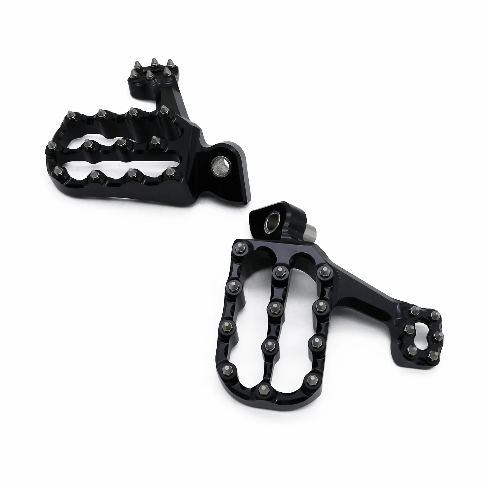 Для YAMAHA YZ85 YZ125 YZ250 1999-22 мотоцикла Dirt Pit Pivot Bike острые зубы подножки алюминиевые с ЧПУ