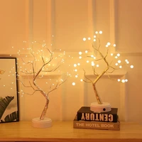 artificial flower branch lamp navidad tree led fairy lights christams decorations for home wedding new year holiday party decor