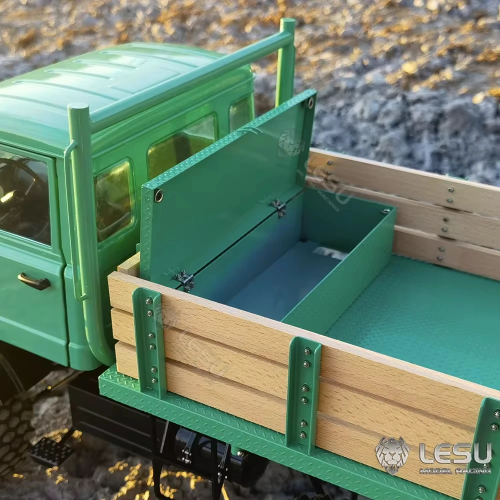 RC 1/14 Ящик для инструментов LESU Металлический батарейный ящик Набор 1/10