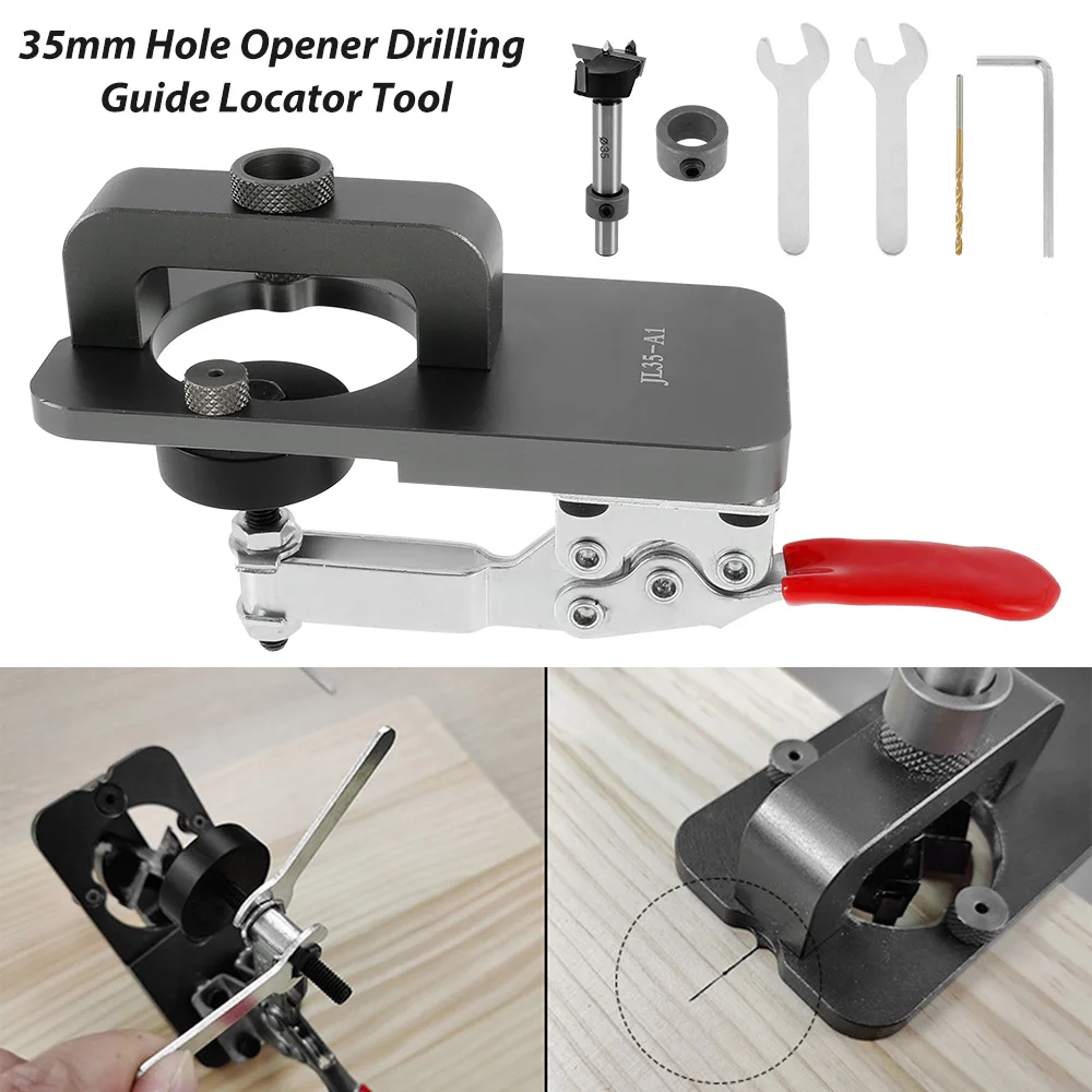 

Направляющая для сверления отверстий на шарнирах, направляющая для сверления, позиционер, деревообрабатывающее столярное оборудование «сделай сам»