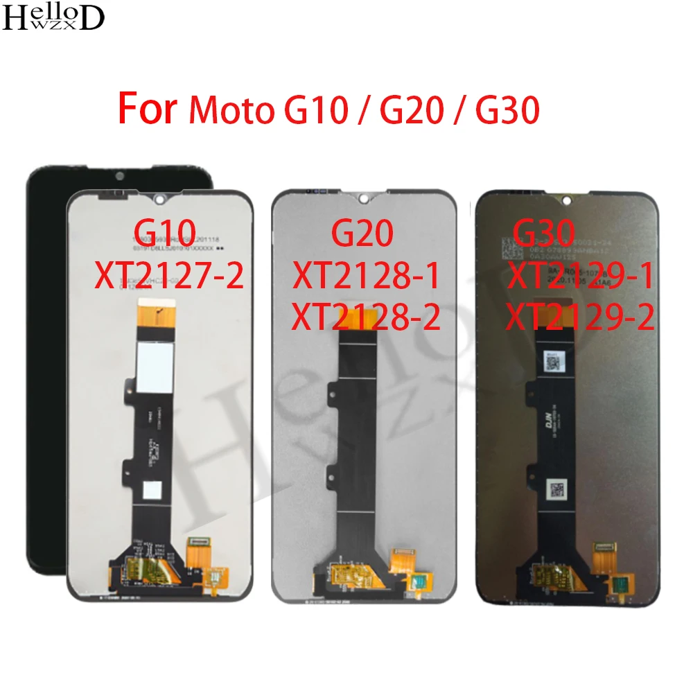

For Motorola Moto G10 G20 G30 LCD Display For XT2127 XT2128 XT2129 Module Touch Screen Digitizer Assembly Screen Replacement
