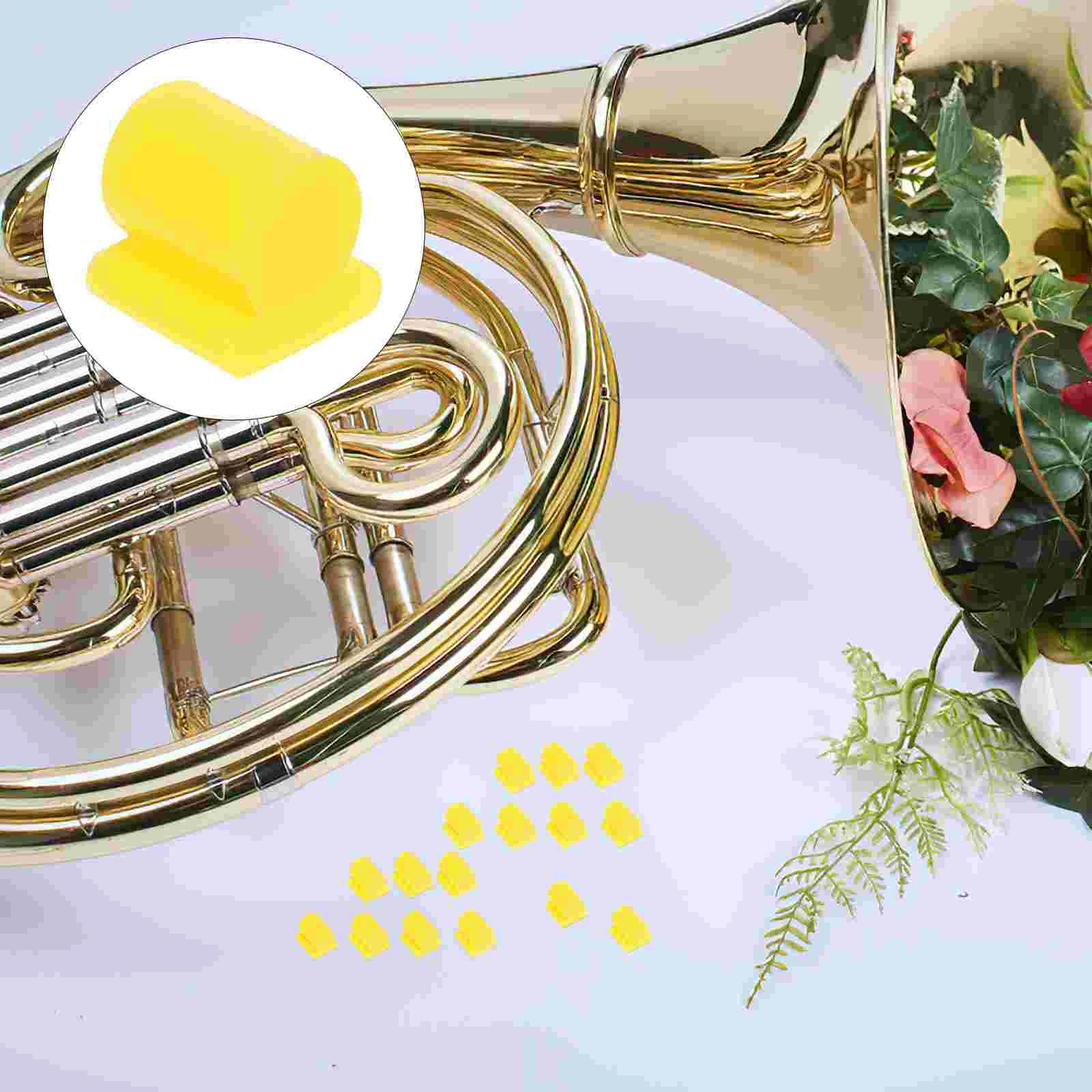 20 шт. музыкальный инструмент немая накладка тромбон гитарный бампер силиконовый