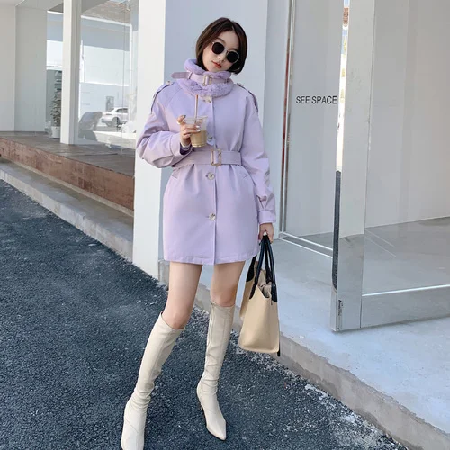 

brand genuine Luxury 2023 New Winter Warm Outerwear Women Long Parkas Natural Collar Rex Rabbit Fur Liner Removable Fashion Stre