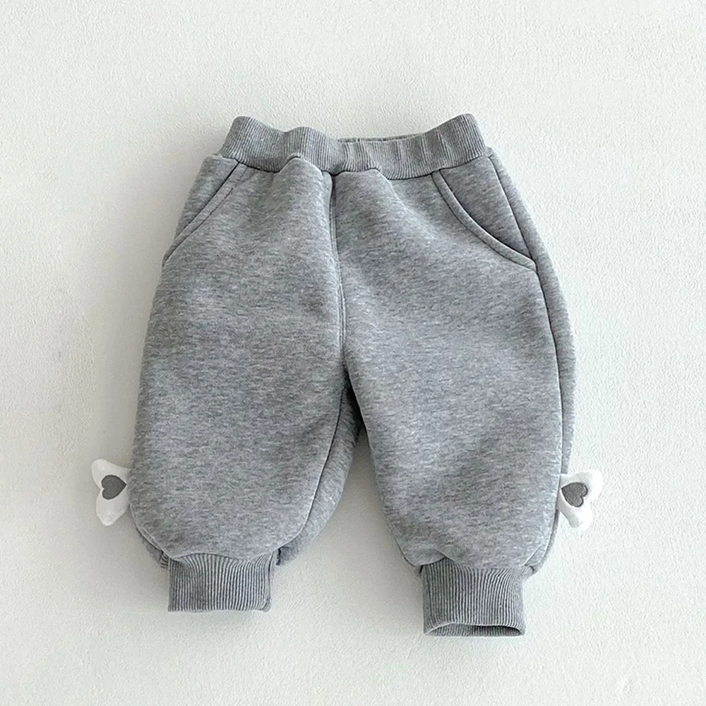 Детские штаны для девочек Зимние флисовые плотные теплые школьные детские брюки