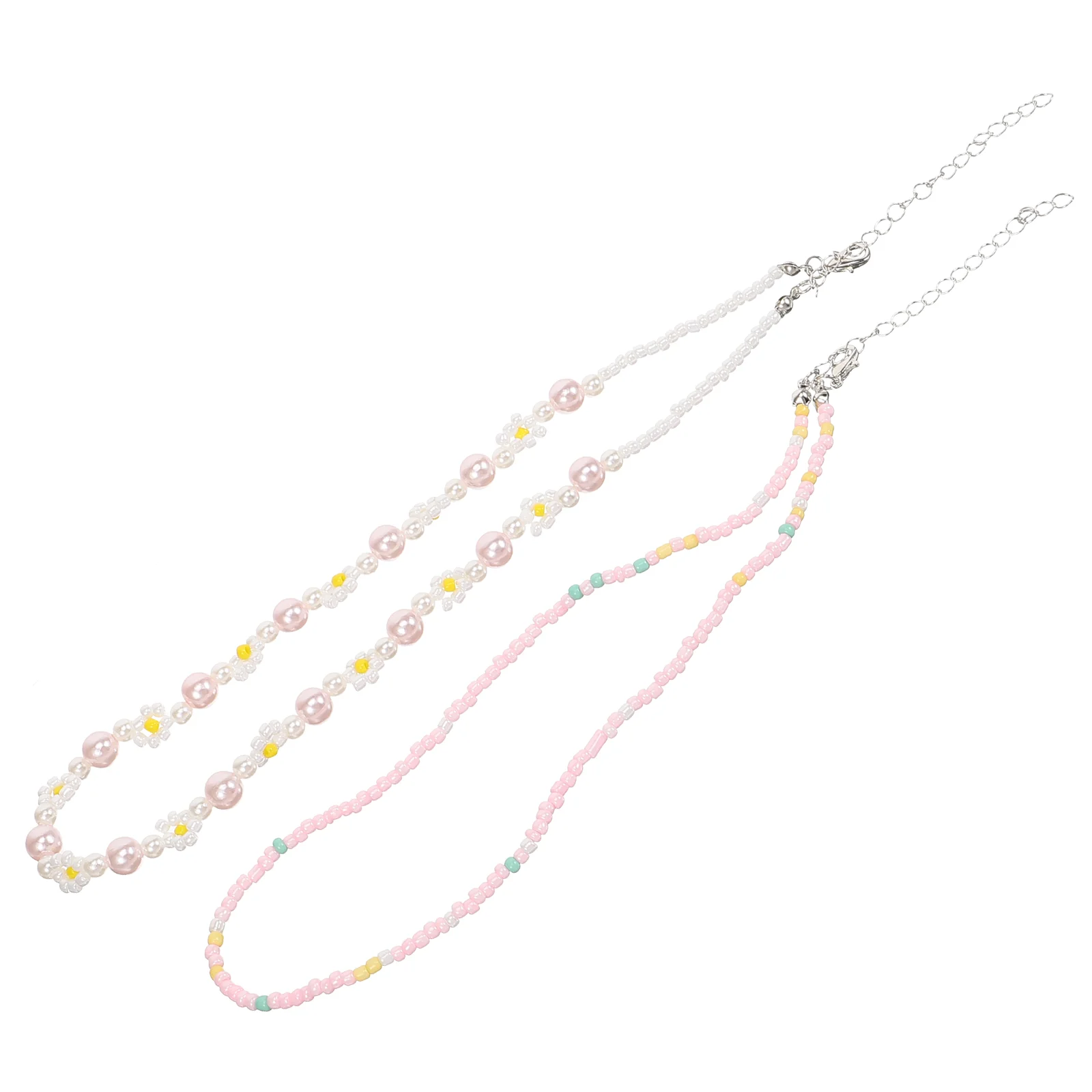 

Ожерелье-чокер с двойной цепочкой до ключиц женское ожерелье ювелирные изделия ожерелья для девочек-подростков модный пляжный браслет с бусинами ручная работа на лето