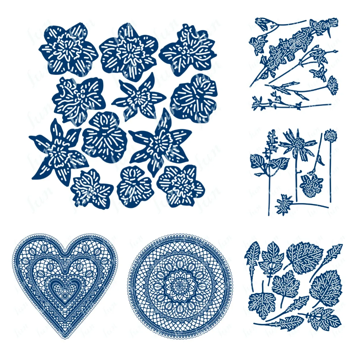 

New 2023 Hot Sale Heart Background Leaves Metal Cutting Dies Mold Cuts Crafts Decoration Embossing Template Diy Greeting Card