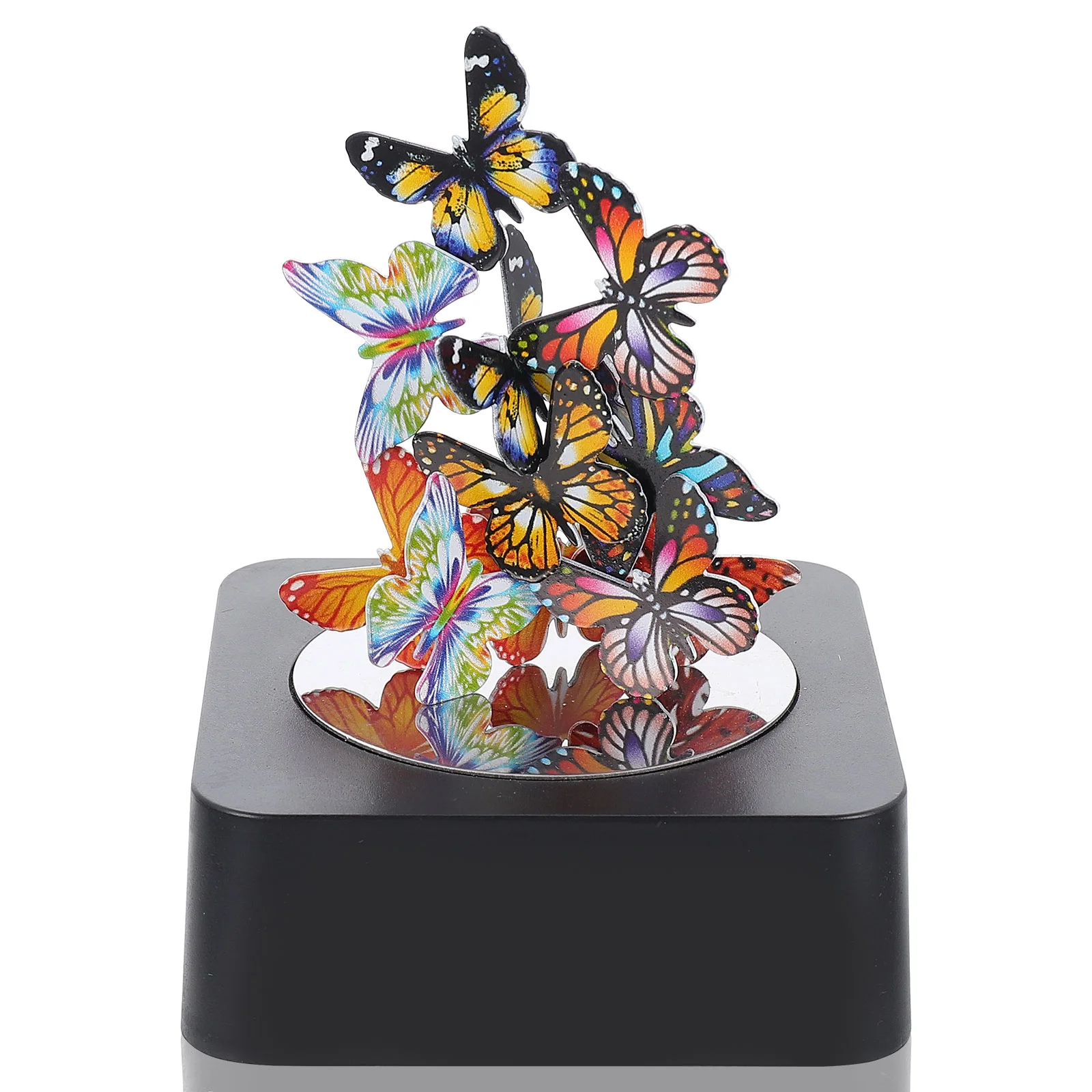 

Magneticsculpture Desktopbutterflies Decor Sculptures Fidget Decoration Office Personality 3D Magnet Diy Desk Statue