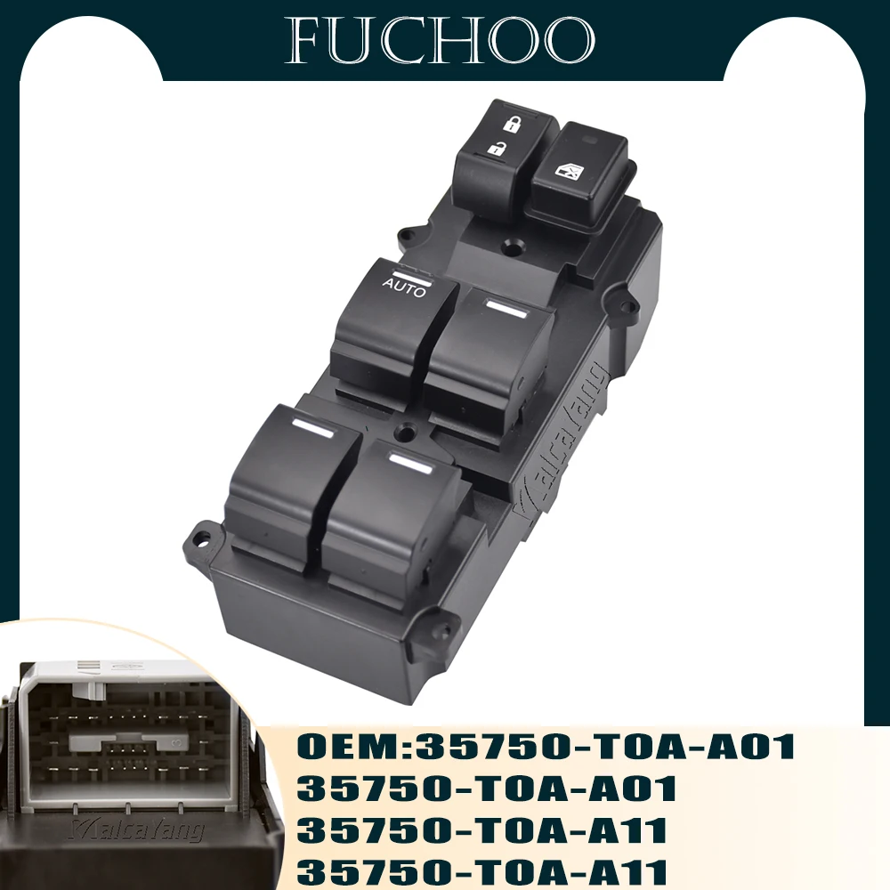 

OE Замена для Honda CR-V 2012 2013 передний левый Электрический автомобильный Главный блок питания боковой переключатель окна 35750-T0A-A01