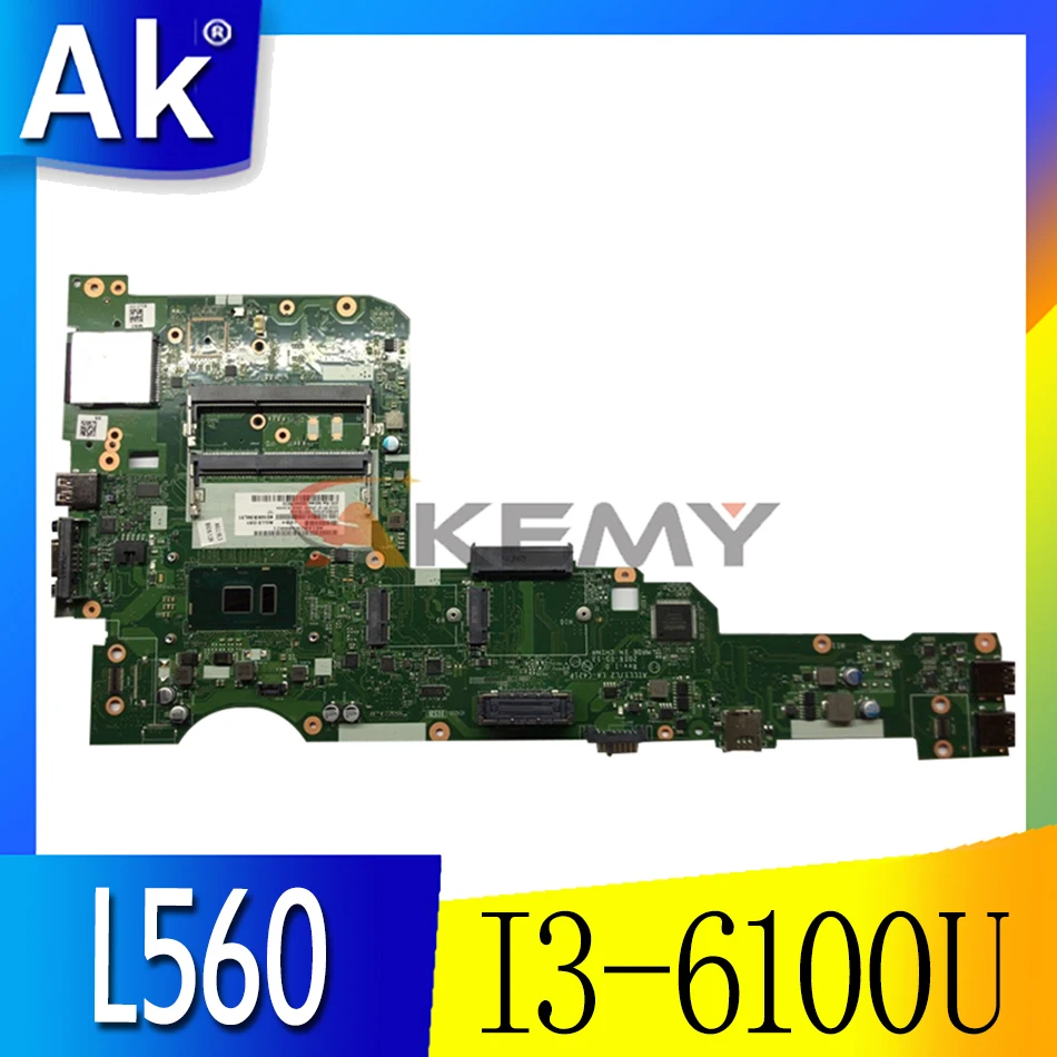

Akemy For Lenovo ThinkPad L560 Notebook Motherboard AILL1/L2 LA-C421P CPU I3 6100U DDR3 100% Test OK