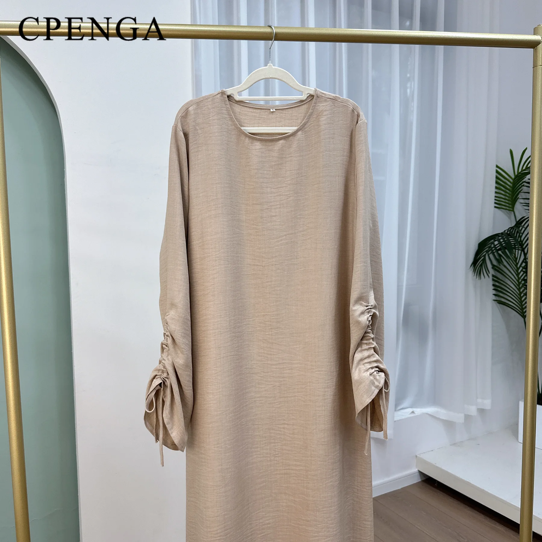 2024 Саудовская Аравия мусульманское женское скромное платье Ид Дубай простая