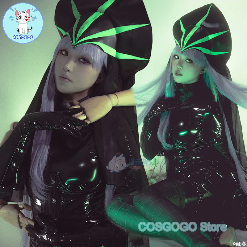

Fate/Grand Order Fgo Alter Kingprotea колготки Косплей Костюм Хэллоуин наряды женский черный костюм