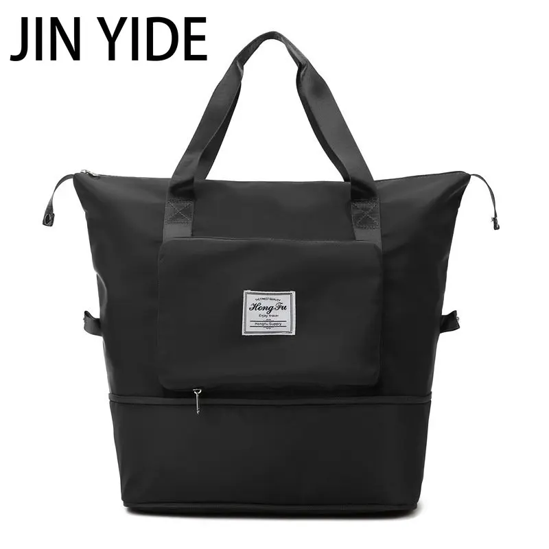 Large Capacity Folding Travel Bags Waterproof Luggage Tote Handbag Travel Duffle Bag Gym Yoga Storage Shoulder Bag For Women Men