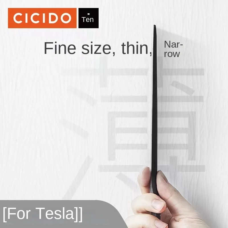 

Удлиненная Силиконовая Защитная Наклейка на дверь автомобиля Tesla model3 Y/model X/ S 40 см