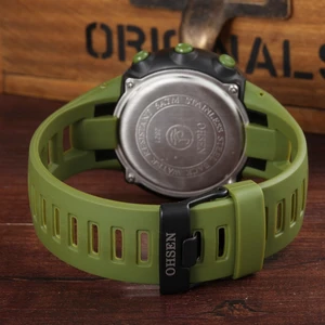 New Fashion Black White Blue Red Yellow Green Silicone Strap for OHSEN 2821 Men Women Rubber Band Digital Watches