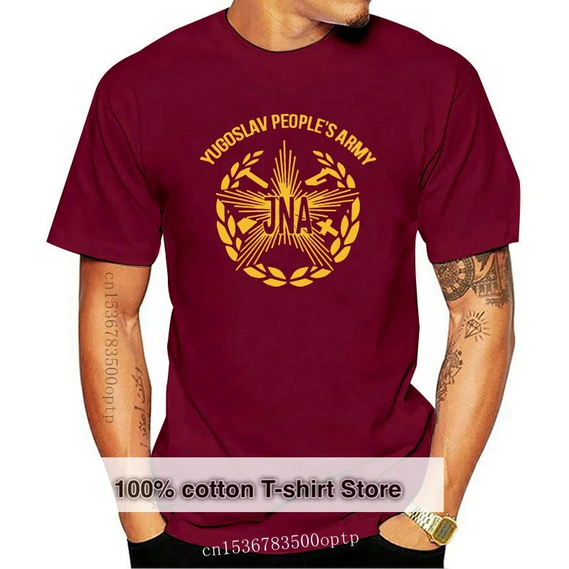 

Fashion Josip Broz Tito Yugoslavia Yugoslav People' Army JNA Tshirt Men
