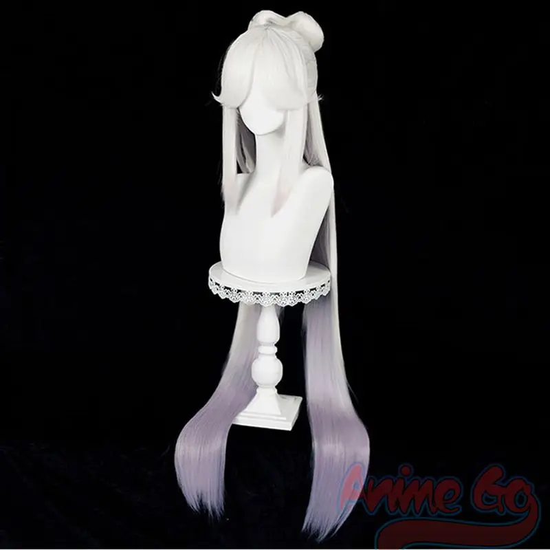 

Genshin Impact Ningguang Orchid's Evening Gown Cosplay Wig Silver Hair C01075