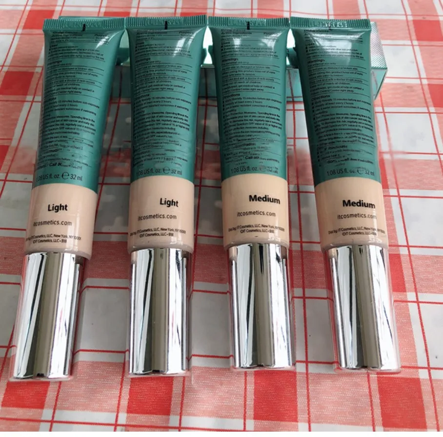 

IT 32ML your skin but better CC+ oil-free Full Cover Base Liquid foundation full coverage cream cosmetics foundation makeup