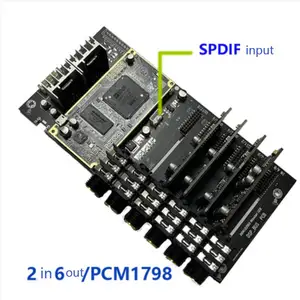 ADSP21489 макетная плата DSP делитель ADC PCM1804 вход + ЦАП PCM1798 выход 4 в 68 B4-007 процессора