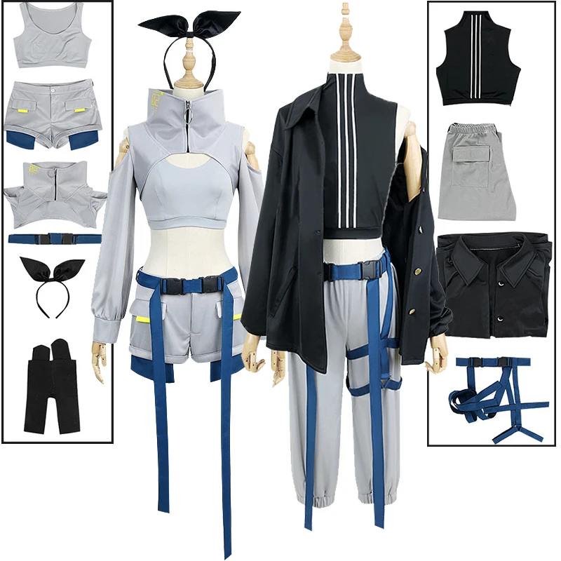 

Anime Rin Len Cospaly Costume Sing Ready Steady Uniform Outfit Halloween Costumes Party Woman Sexy Clothes