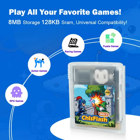 Перезаписываемый картридж ChisFlash для Gameboy/Gameboy Advance 8 МБ