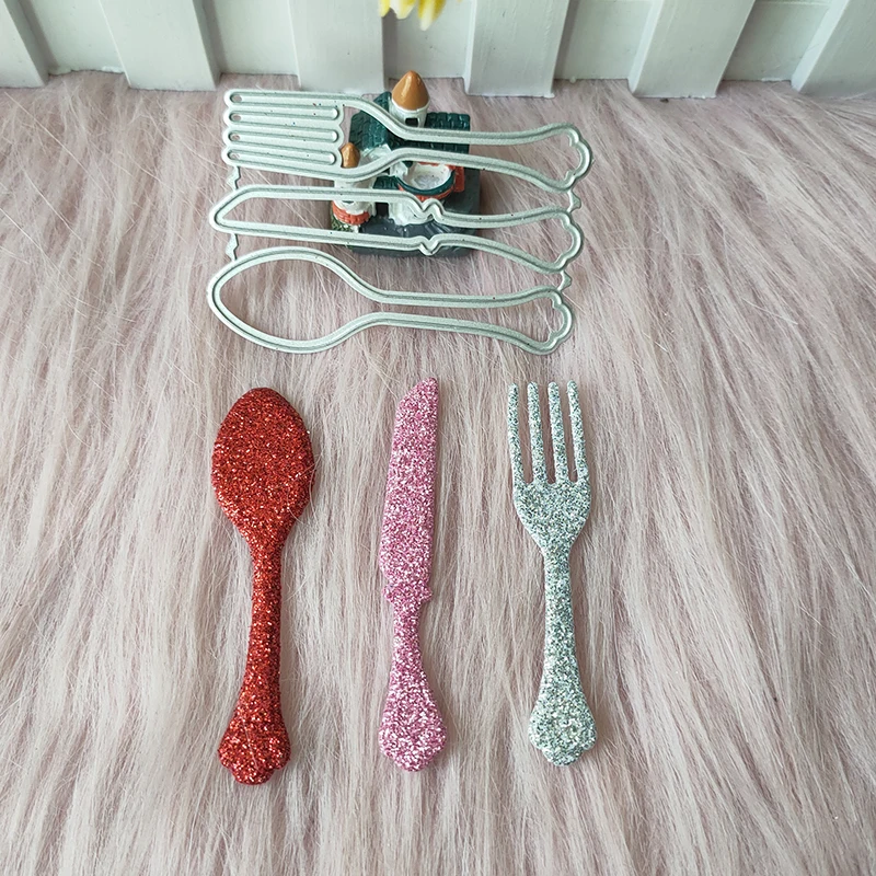 

New A knife a fork Metal Cutting die mould scrapbook decoration embossed photo album decoration card making DIY handicrafts
