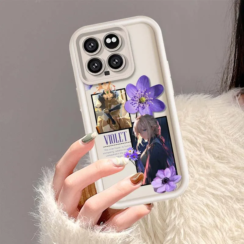 Фото Чехол Violet Evergarden для Xiaomi Mi 17 15 14 13 12 11 12T 13T 14T Pro Max Lite NE 5G Eye Ladder Phone Case №3