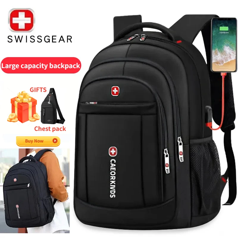 S Men Laptop Backpacks Waterproof Lightweight Travel Bags Sc