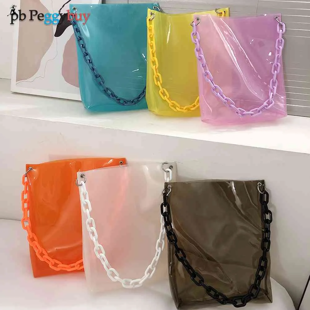 

Women Clear Tote Transparent Handbags Female Large Shopper Bag Summer Beach Pouch Gift for Women Birthday Party