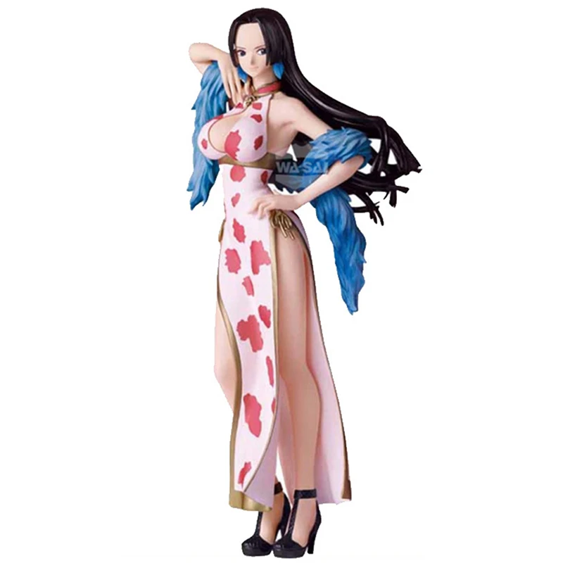 

25cm Cheongsam Boa Hancock Action Figures Boxed Anime One Piece Figure Model PVC Sexy Figurine Collection Toys Gift