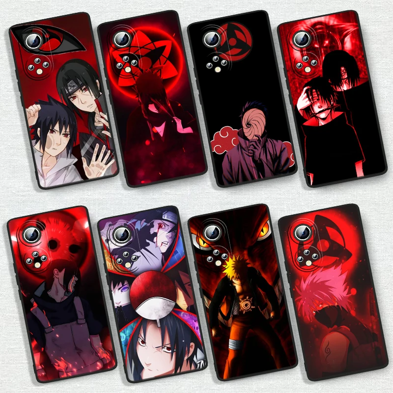 

Anime Naruto Uchiha Madara Itachi Phone Case For Honor 60 50 30 30i 30S V30 X30i X20 10X X10 Play 5T Pro Plus Lite SE 5G Cover