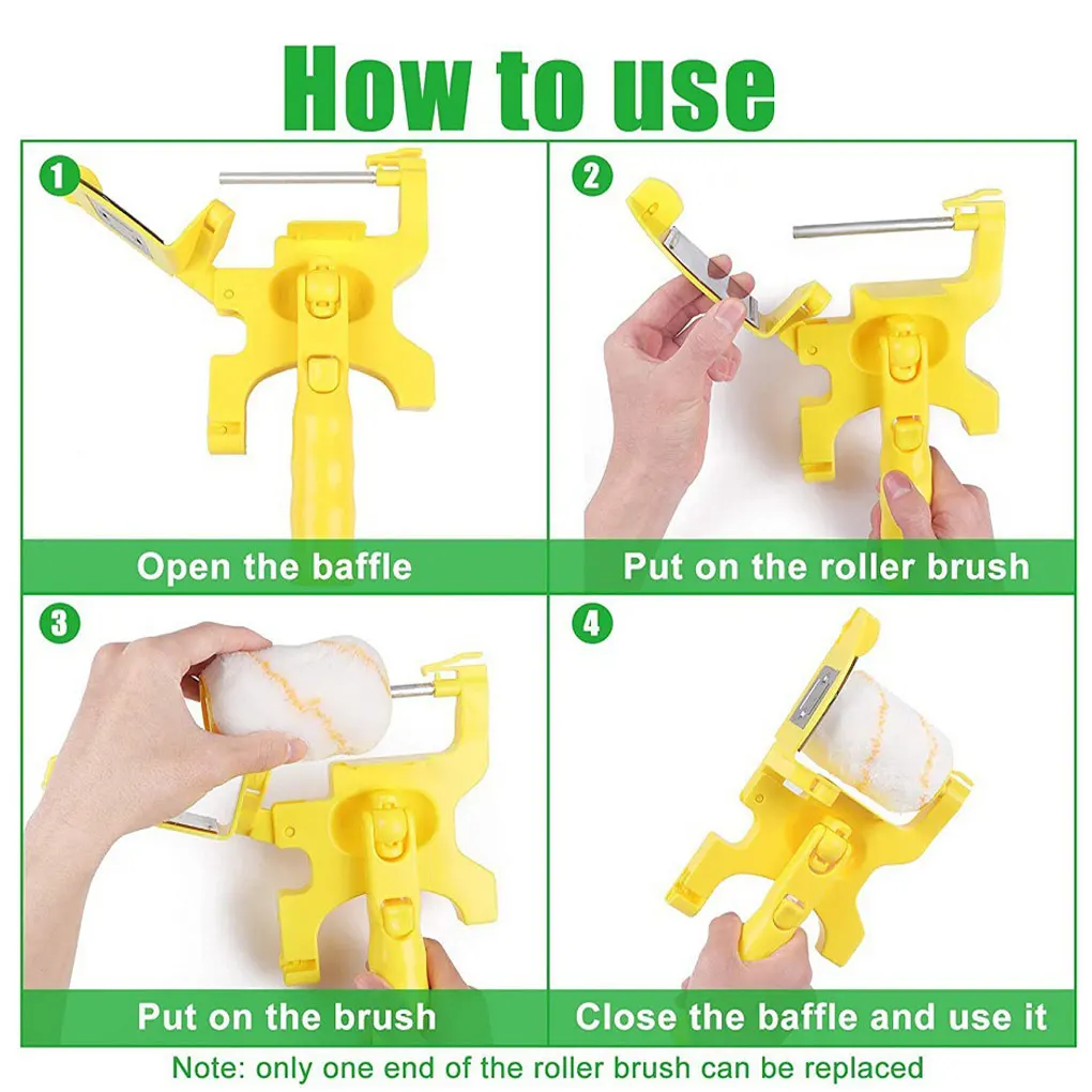 

Eco-friendly And Affordable Paint Roller Brush Set Multipurpose ABS Roller Paint Brush Wall Paint Roller Painting Roller